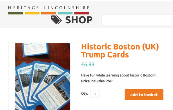 Heritage Lincolnshire Online Shop